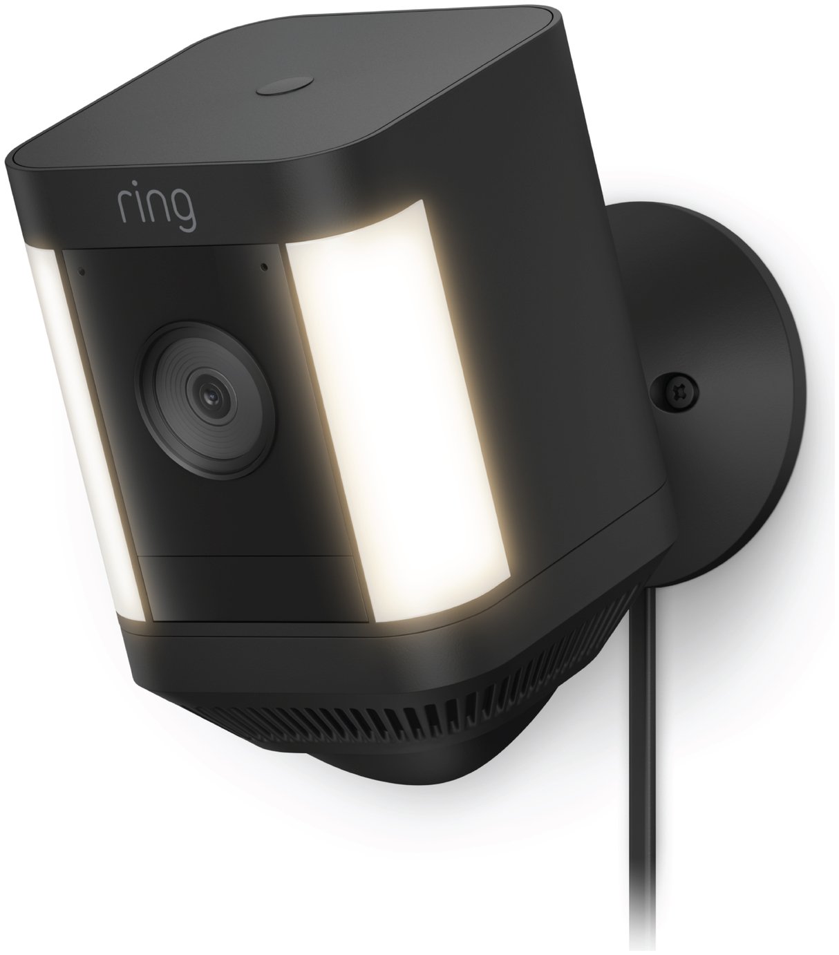 Ring Spotlight Cam Plus Plug In security Camera  - Black