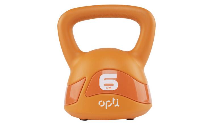 Buy Opti 6kg Kettlebell Orange Kettlebells Argos