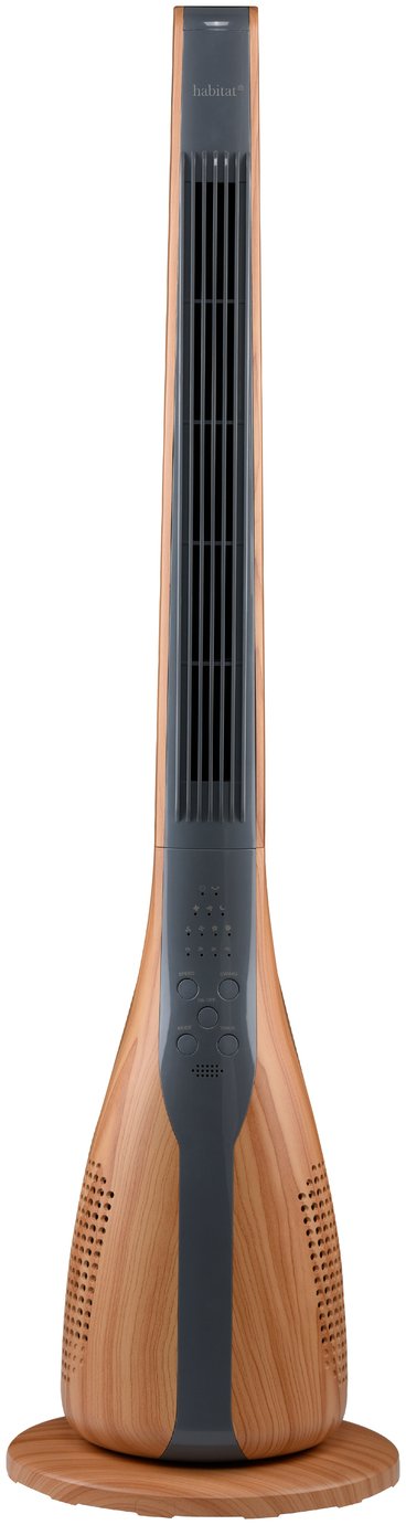 Habitat Grey Digital Tower Fan