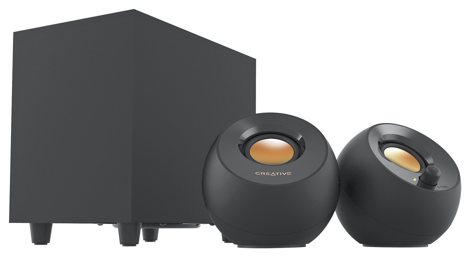 Creative MF0480 2.1 PC Speaker Set - Pebble Black