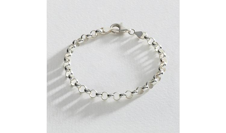 Buy Revere Sterling Silver Belcher Chain Bracelet | Womens bracelets ...