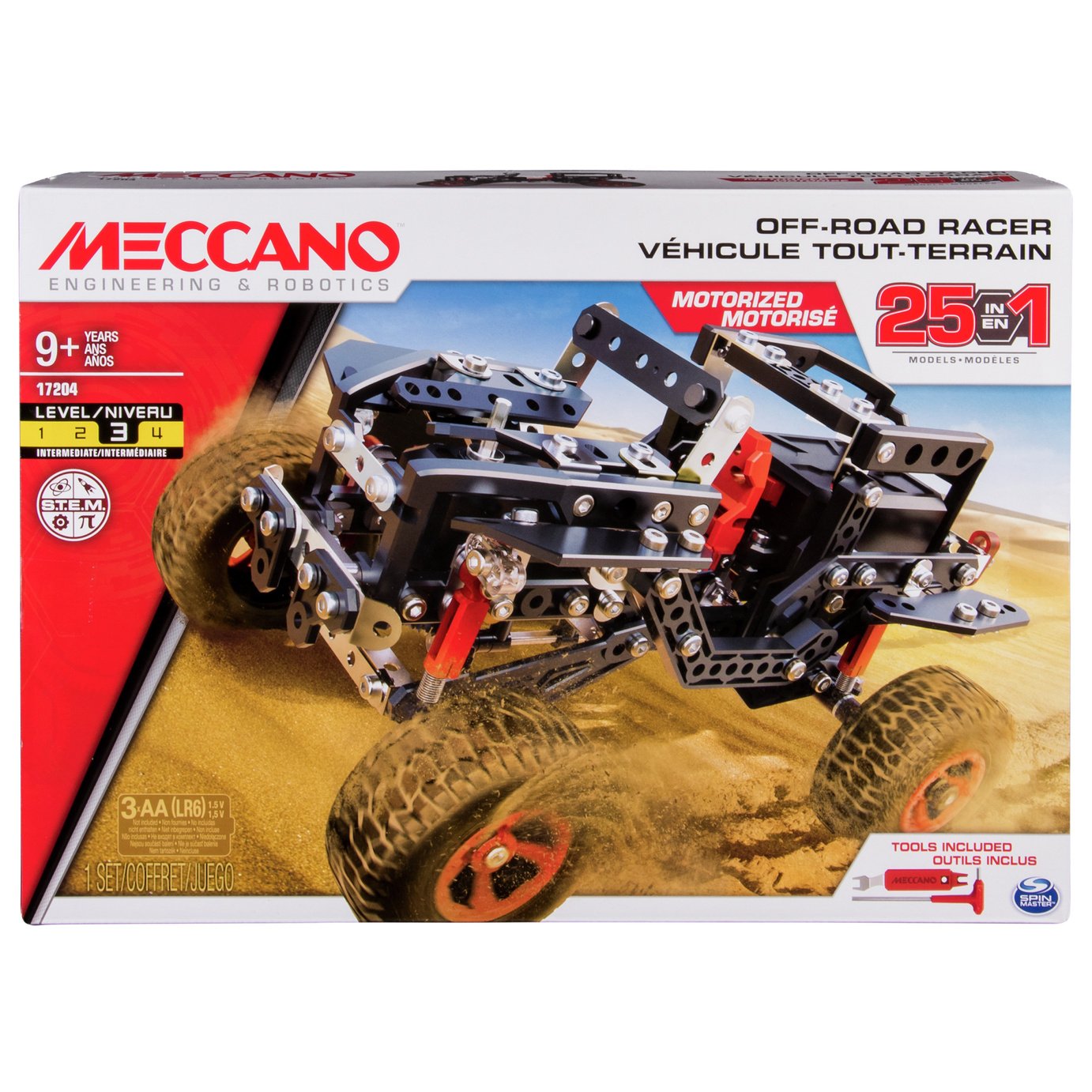 Meccano 25-in-1 Off-Road Racer Motorized Building Set