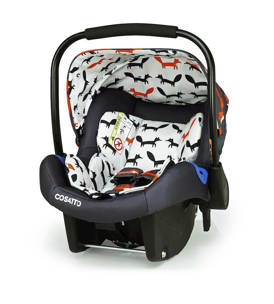 Cosatto Port Group 0+ Baby Car Seat - Charcoal Mister Fox