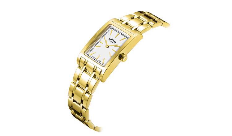 Buy Rotary Ladies Stainless Steel Gold Coloured Bracelet Watch