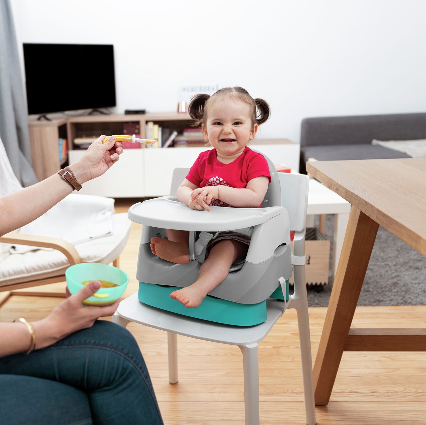 argos booster seat table