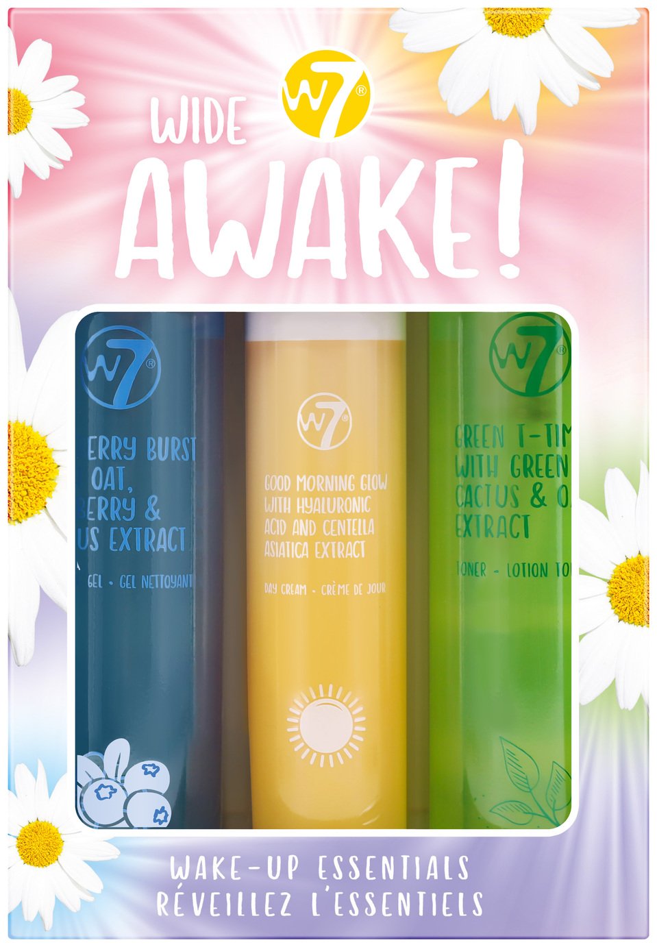 W7 Cosmetics Wide Awake Skincare Set