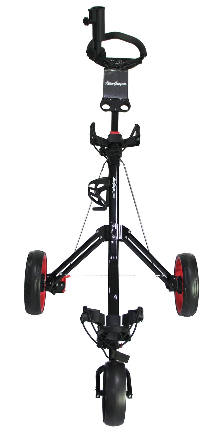 MacGregor 3-Wheel Push Golf Trolley - Black