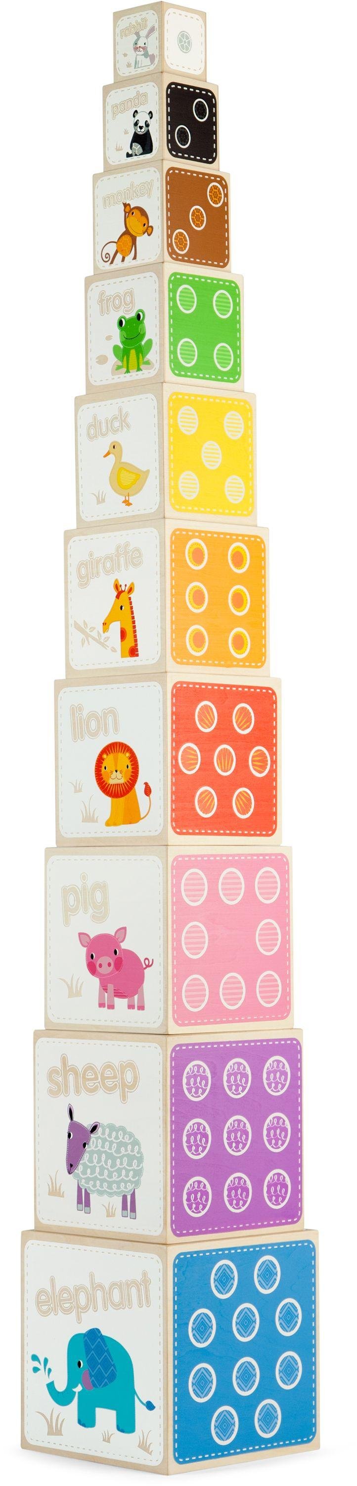 Tidlo Animal Stacking Cubes