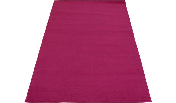 Buy Maestro Plain Rug - 160x230cm - Pink | Rugs | Argos