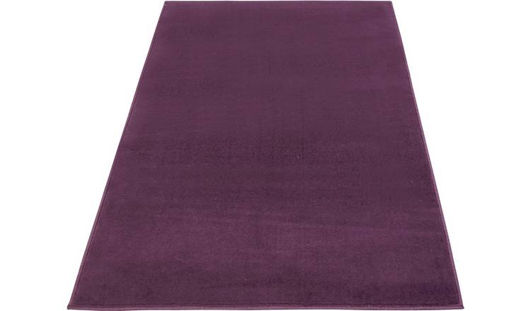 Maestro Plain Short Pile Rug - 160x230cm - Purple