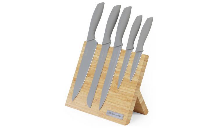 Buy Salter 5 piece Knife Block Set - Black, Knives and knife blocks