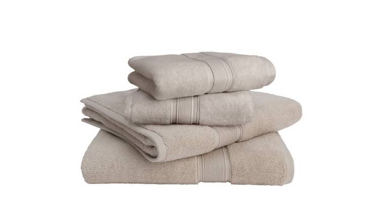 Buy Habitat Cotton Supersoft 4 Piece Towel Bale Oatmeal Bath towels Argos