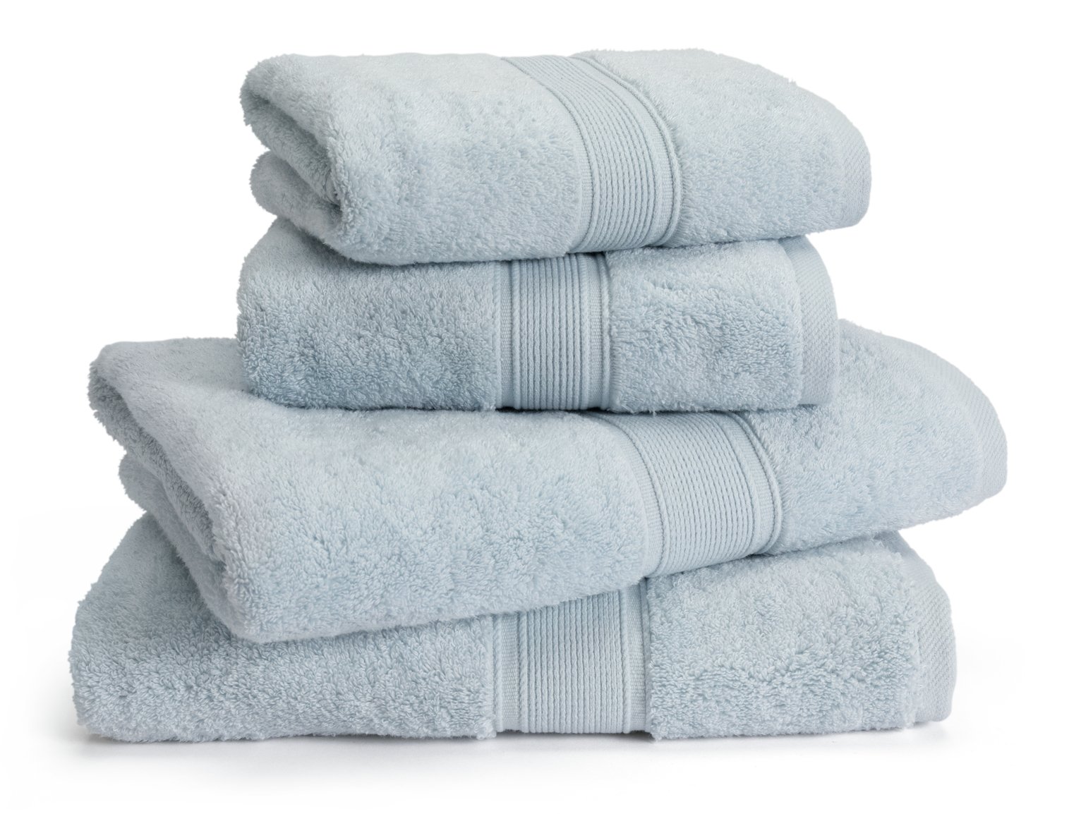 Habitat Cotton Supersoft 4 Piece Towel Bale - Country Blue