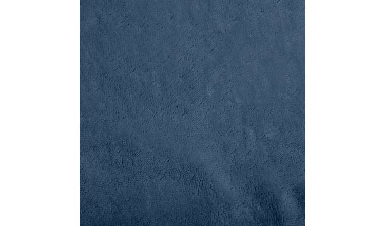 Sainsbury's Home Supersoft Quick Dry Bath Mat Country Blue