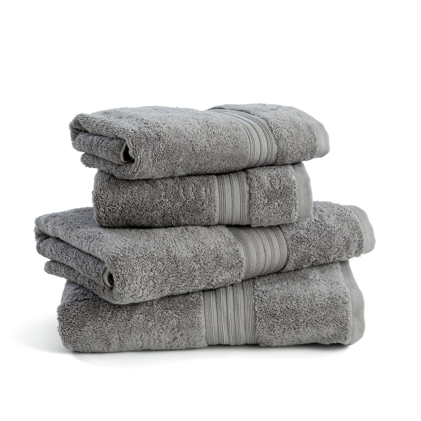 Habitat Egyptian Cotton 4 Piece Towel Bale - Dove Grey