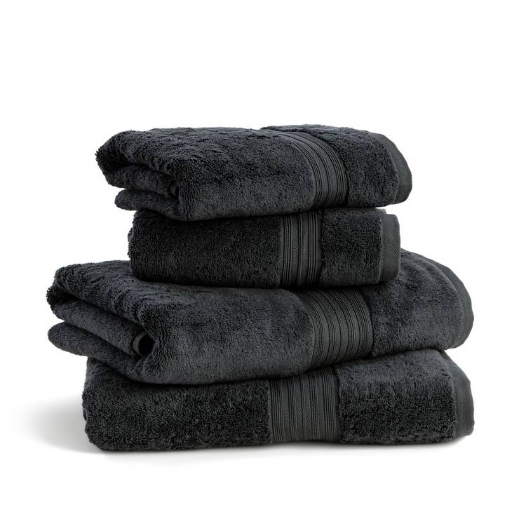 Habitat Egyptian Cotton 4 Piece Towel Bale - Slate Grey  0