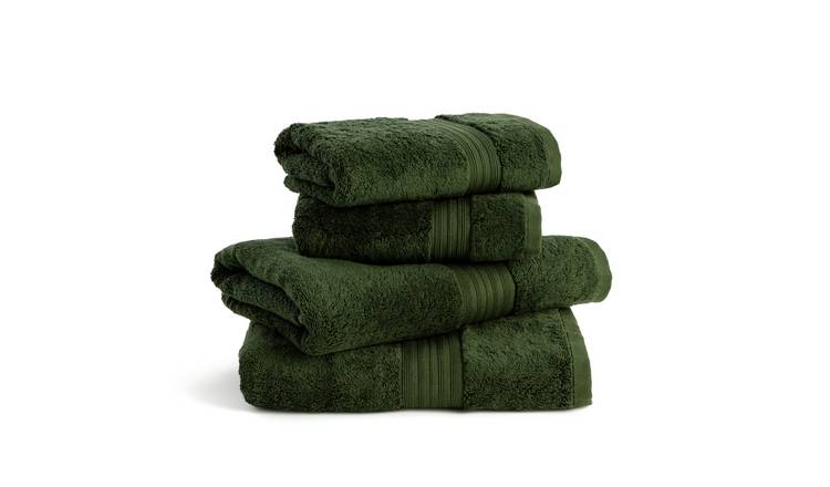 Buy Habitat Egyptian Cotton 4 Piece Towel Bale Forest Green