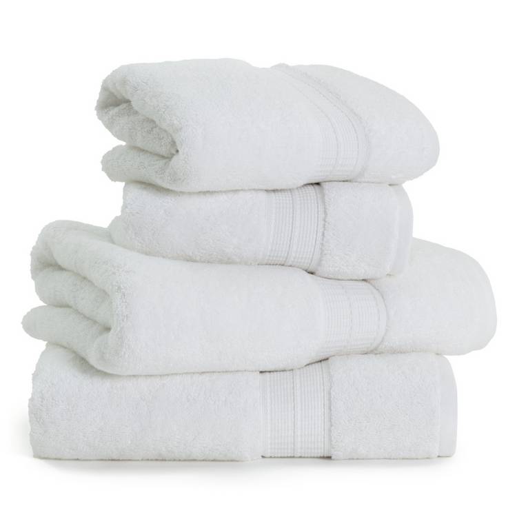 Habitat Lyocell 4 Piece Towel Bale - White 0