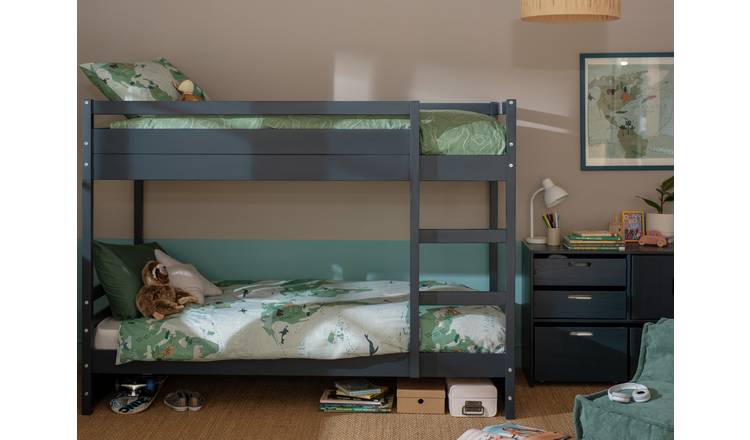 Blue metal deals loft bed