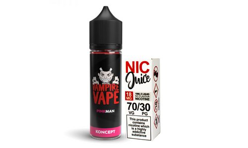 vampire vape pinkman 70/30 VLADS VG e-liquid by Vampire Vape UK