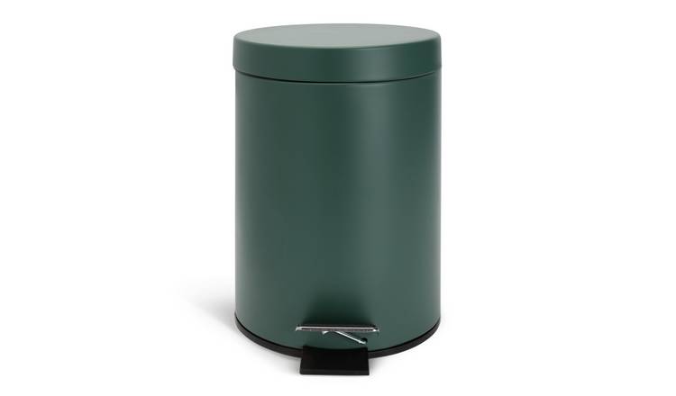 Home 3 Litre Pedal Bin - Dark Green