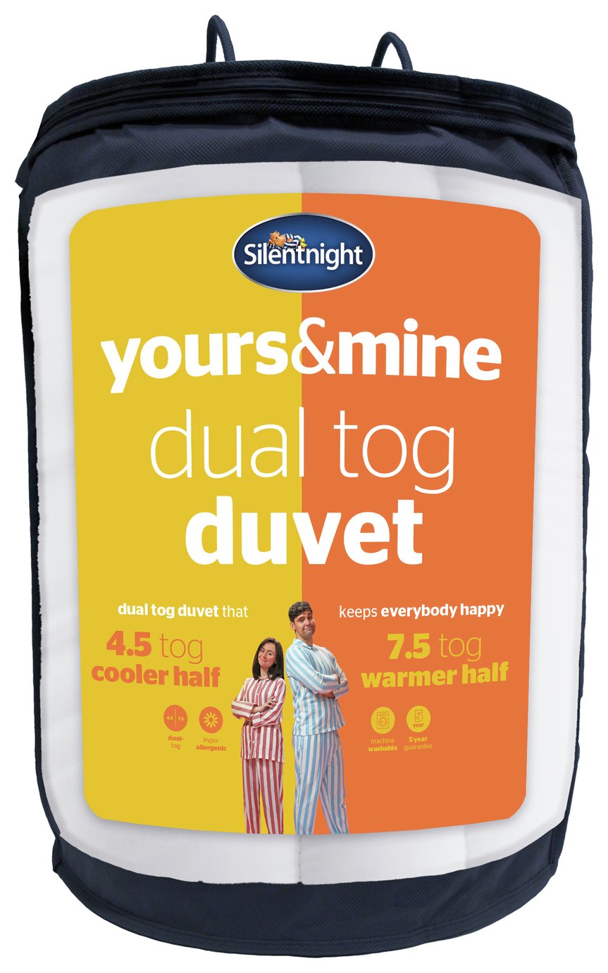 Silentnight Yours And Mine 7 5 Tog Duvet Double 1952267