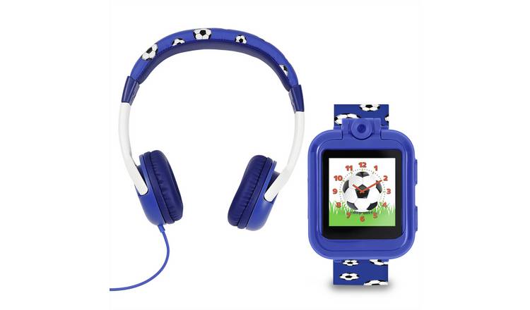 Buy Tikkers Blue Football Interactive Watch and Headphone Set Kids headphones Argos