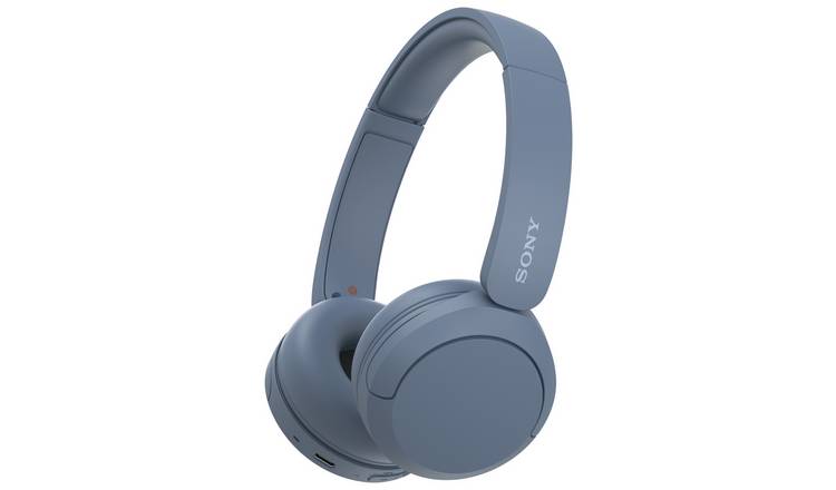 Buy Sony WH CH520 On Ear Wireless Bluetooth Headphones Blue Wireless headphones Argos