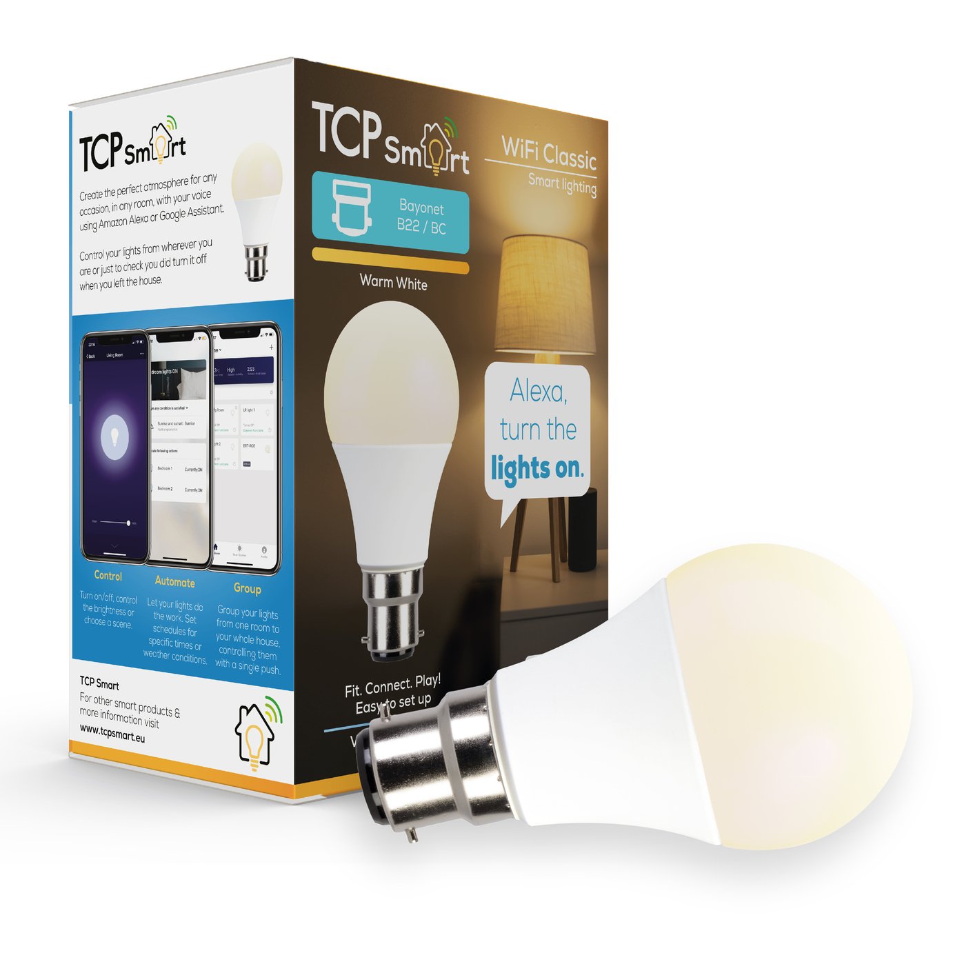 TCP B22 Smart Wi-Fi LED Classic Dimmable Bulb