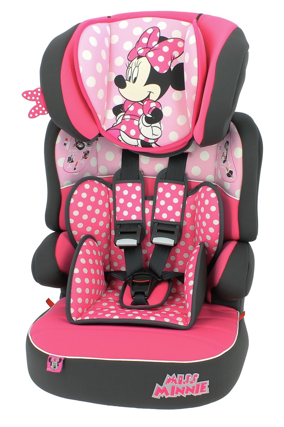 Disney Minnie Mouse Beline SP LX Group 1/2/3 Car Seat - Pink