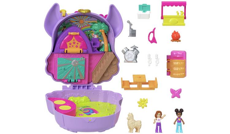 Buy Polly Pocket Llama Camp Adventure Compact Argos