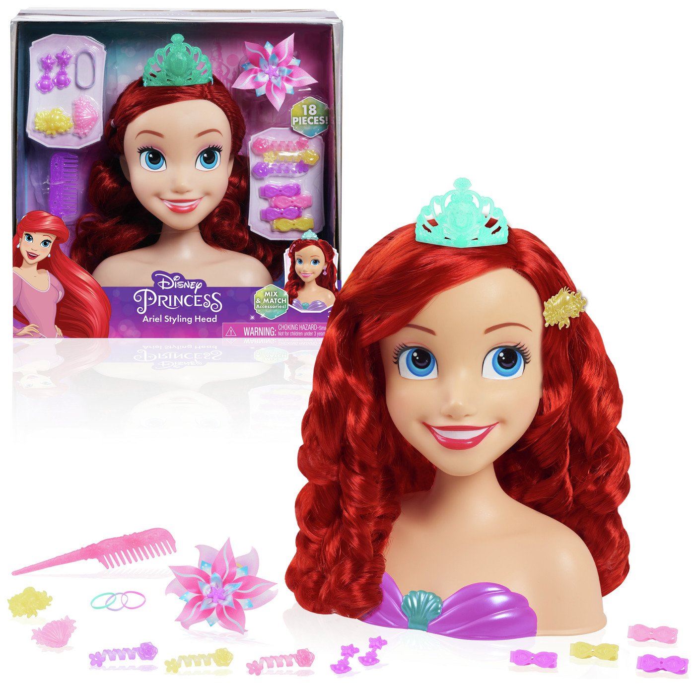 Disney Princess Ariel Styling Head