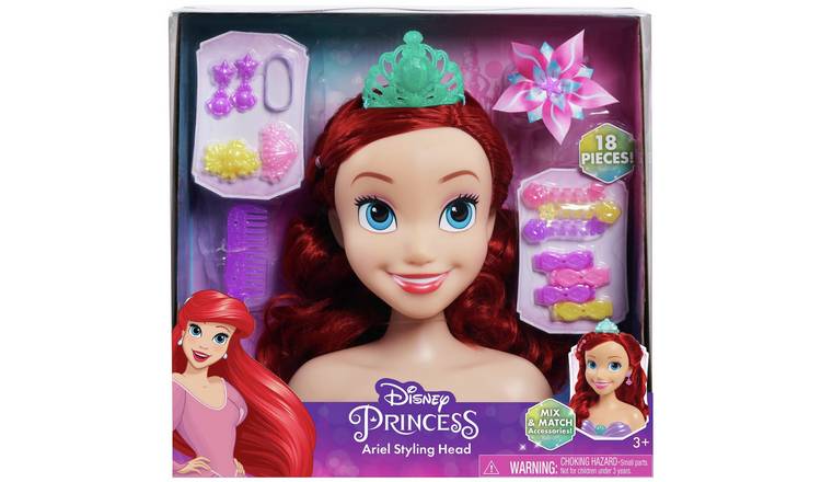 Disney princess styling store head doll