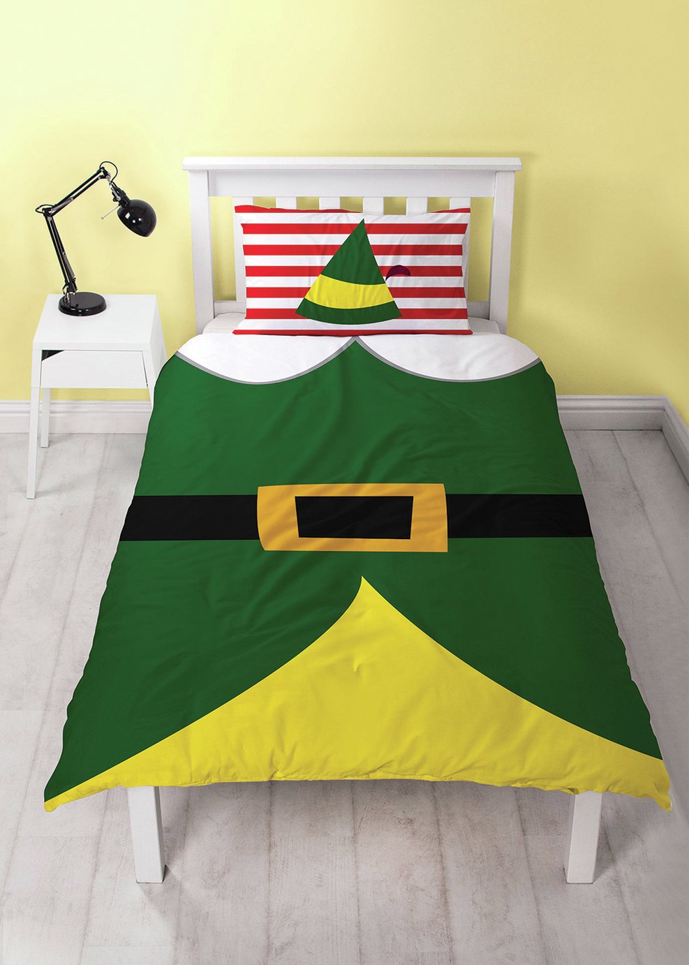 Elf Selfie Christmas Bedding Set - Single