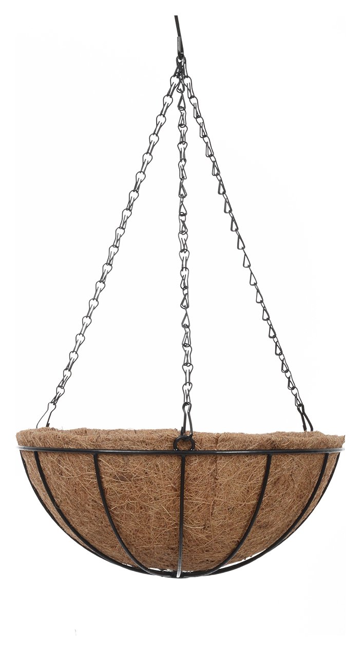 Terrastyle 35.5cm Metal Hanging Basket - Set of 2