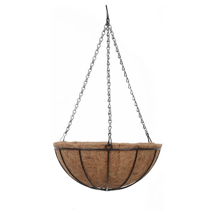 Terrastyle 35.5cm Metal Hanging Basket - Set of 2 0
