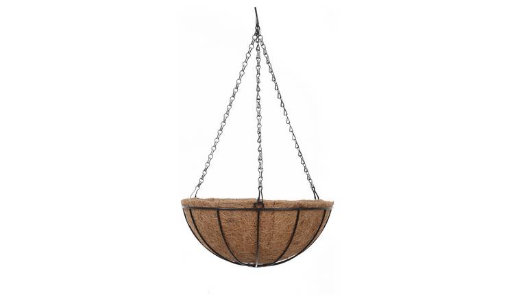 Terrastyle 35.5cm Metal Hanging Basket - Set of 2