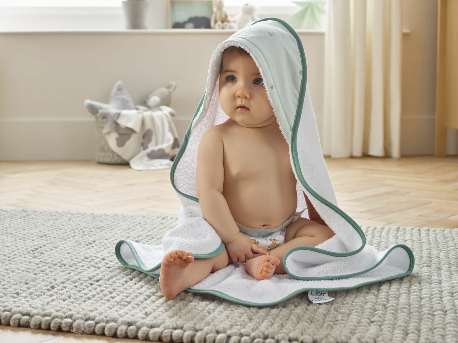 Clair de Lune Lullaby Baby Hooded Towel Review