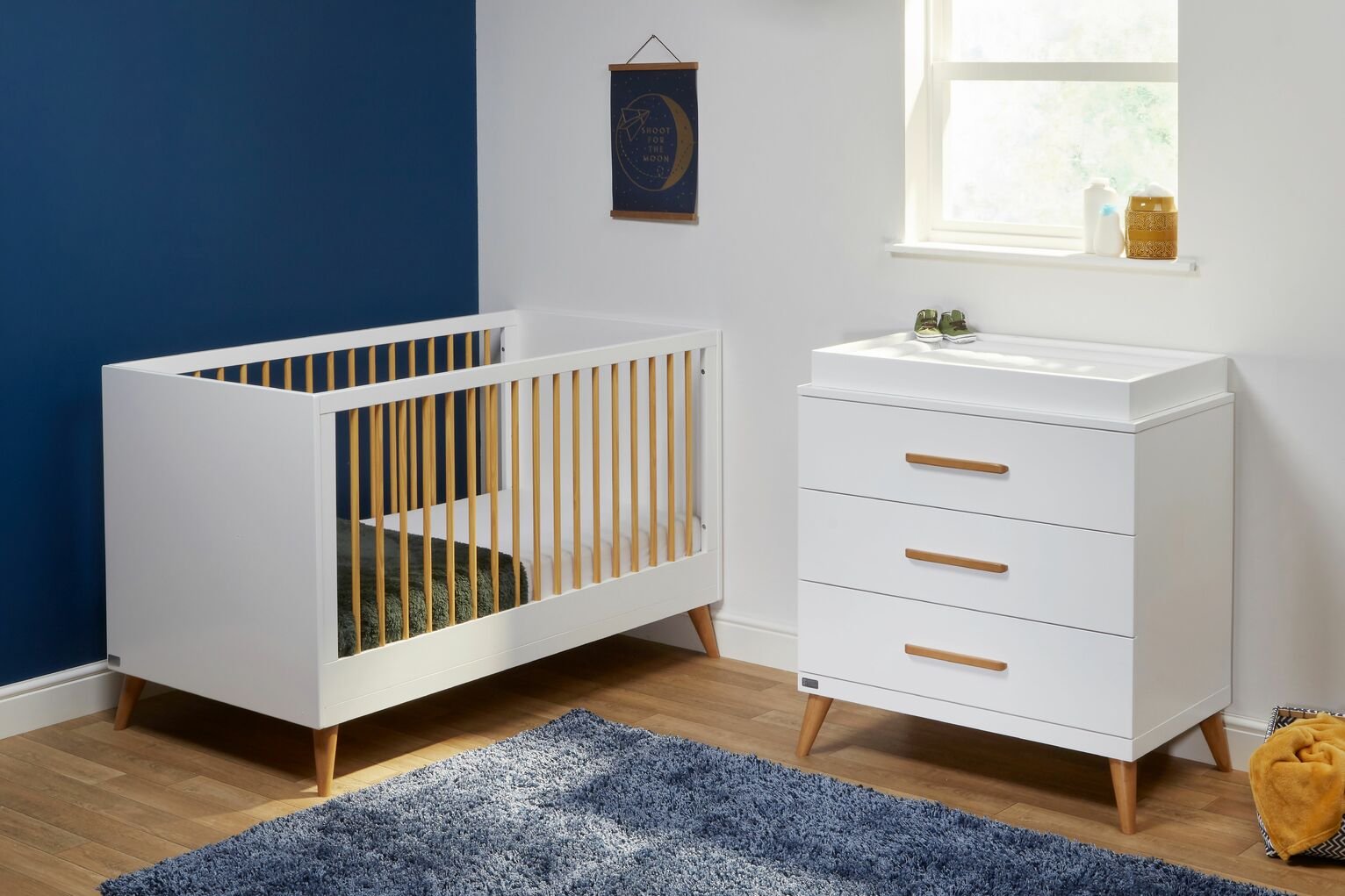 cot bed nursery set