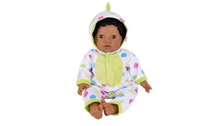 Tiny Treasures Polka Dot Dinosaur All In One Dolls Outfit