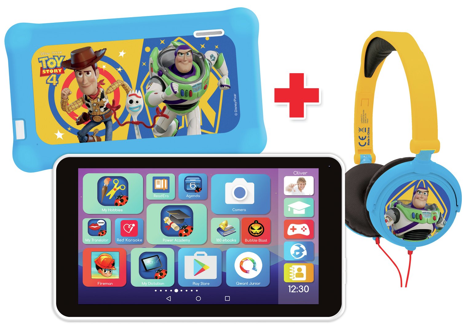 LexiTab Master with Toy Story 4 Pouch and Headphones.