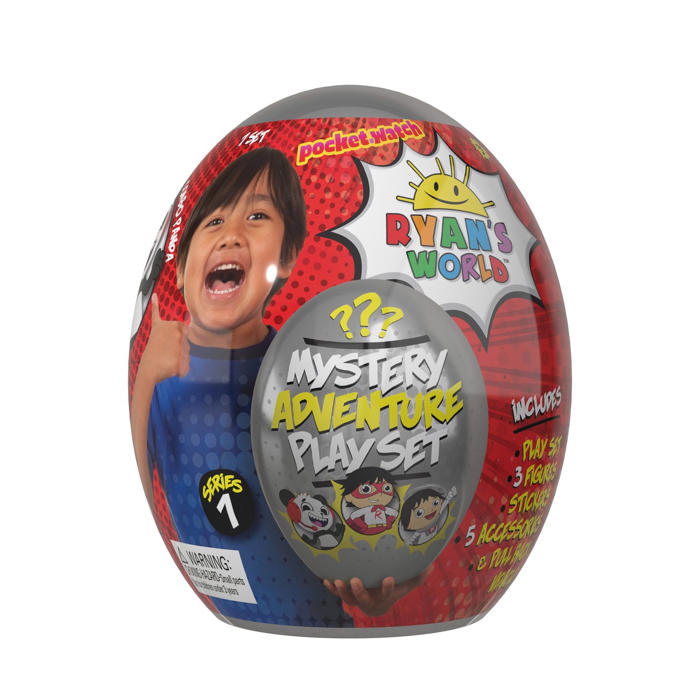 Ryan's World Mystery Egg Playset