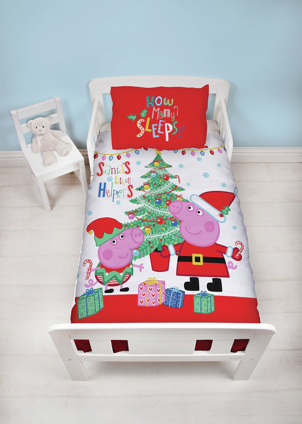 Peppa Pig Noel Bedding Set - Toddler