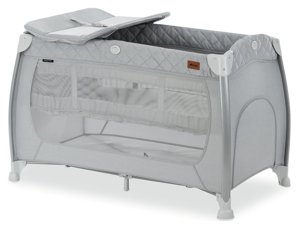 Hauck Play And Relax Quilted Travel Cot