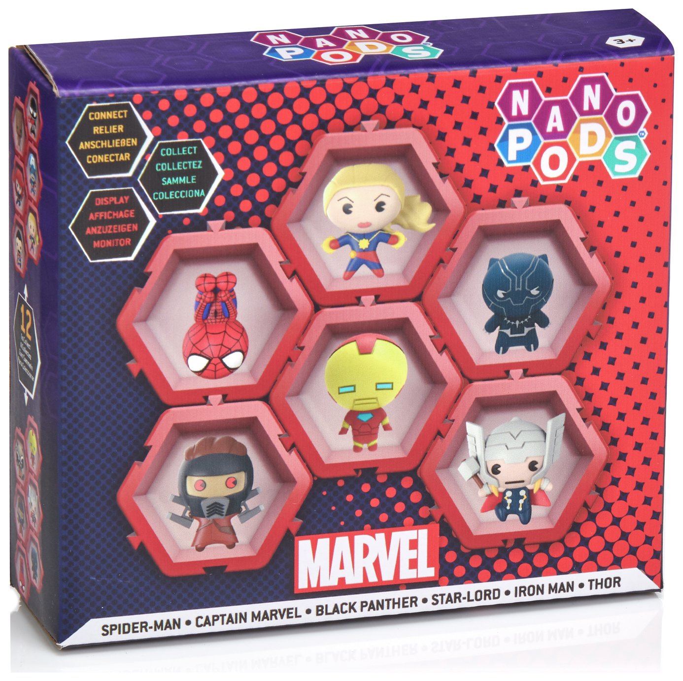 Marvel Mystery Nano Pods-Pack of 6