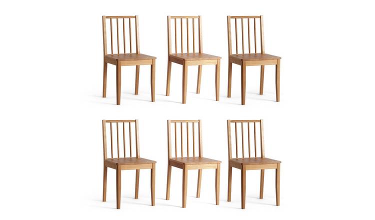 Argos wooden outlet dining chairs