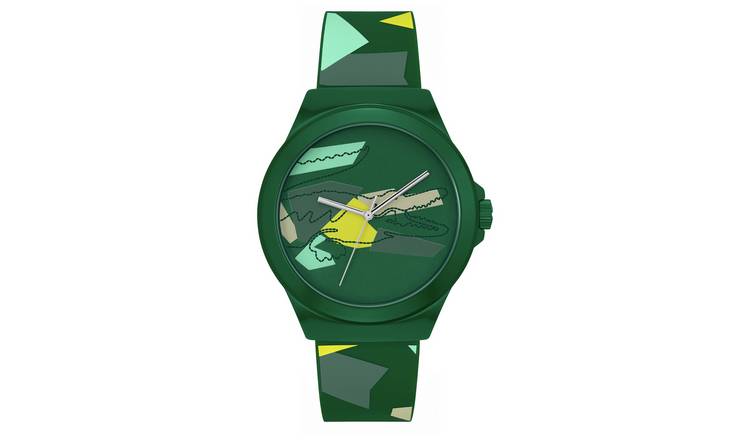 Lacoste Neocroc Men's Green Silicone Strap Watch