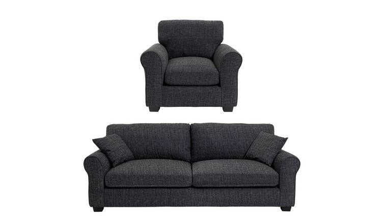 Argos fabric deals sofas and chairs