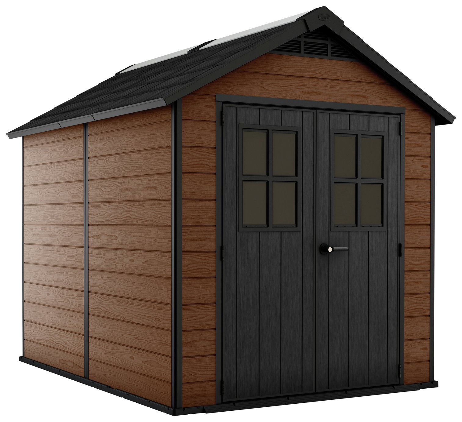 Keter Newton Apex Outdoor Garden Storage Shed - 7.5 x 9.5ft