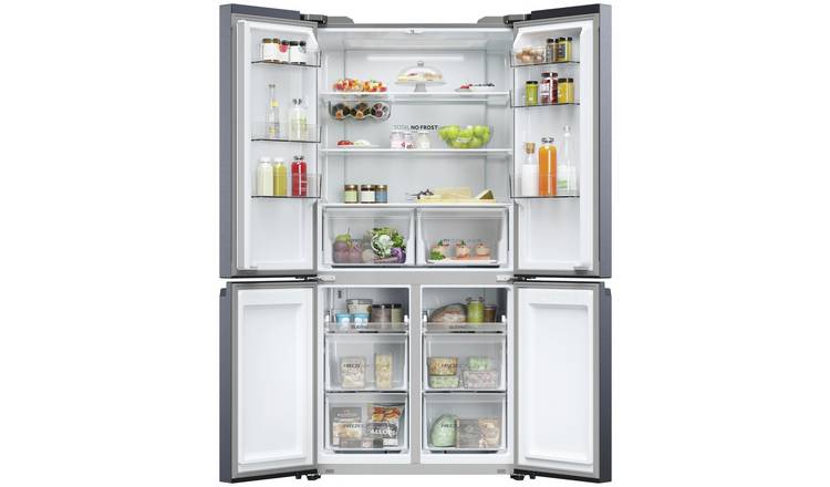 Argos black fridge freezer frost deals free